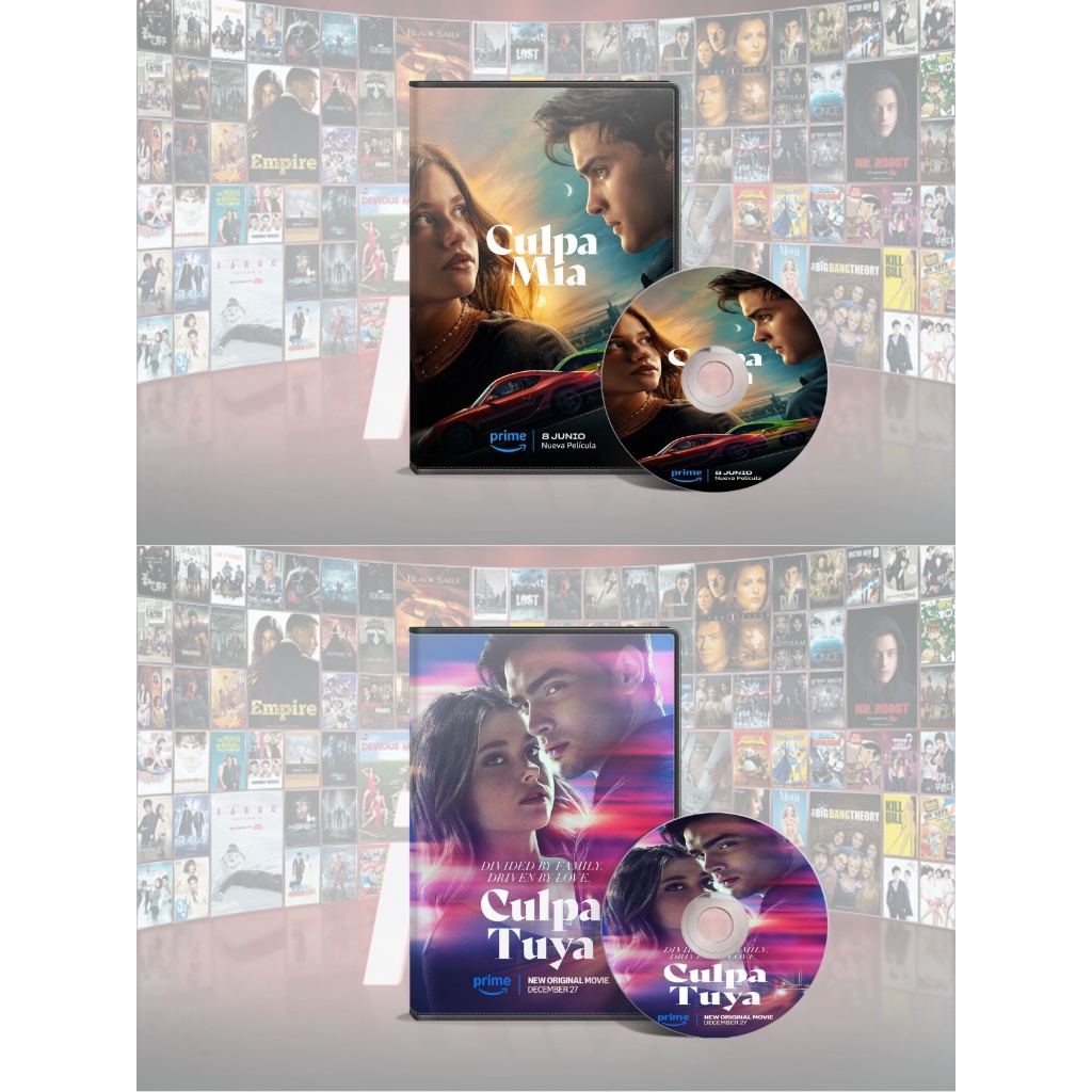 DVD Culpa Mia (ความผิดพลาดของฉัน) (2023) + DVD Culpa Tuya (Your Fault) (2024)