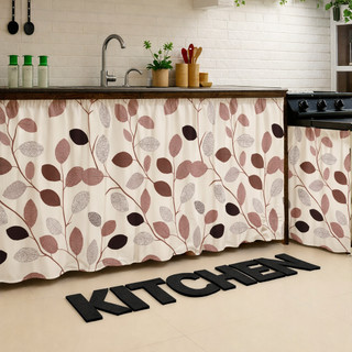 Gorden Kolong Dapur Minimalis Uk 100 x 70 cm + Bonus Tali
