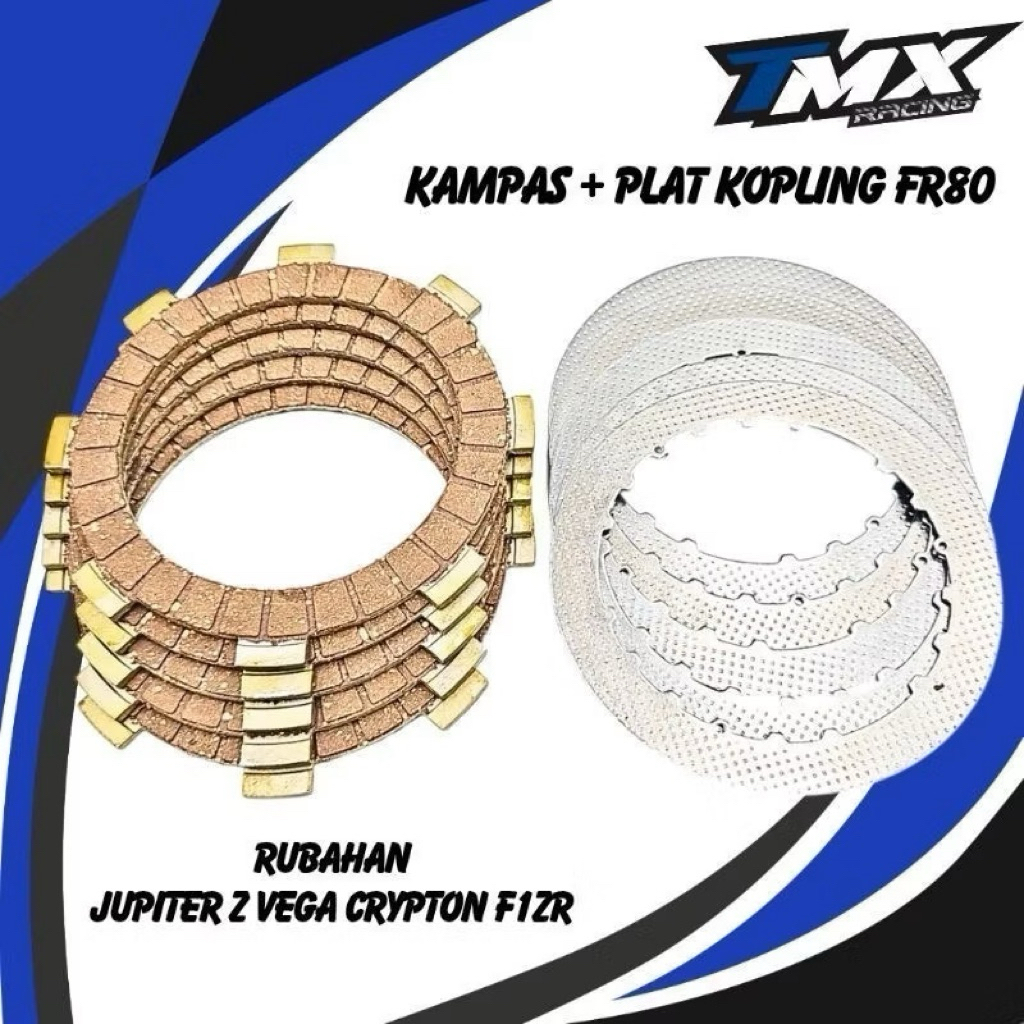FR80/TMX CLUTCH PLATE 2IN1 PACKAGE PLATE + SUZUKI FR80 SPOT FRICTION CLUTCH PLATE SET SUZUKI FR80 FR