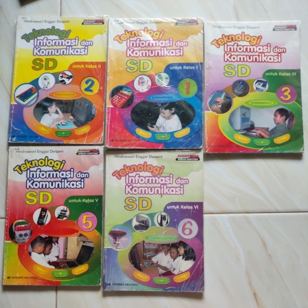 Erlangga 2004 ดั้งเดิมข้อมูลและเทคโนโลยีการสื่อสารหนังสือ ICT | สั่งซื้อล่วงหน้า