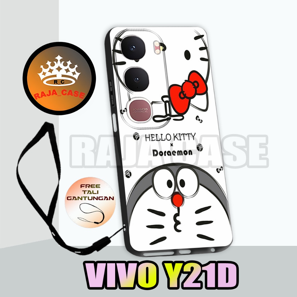 เคสยาง HP Rc26/VIVO Y21D - เคสมือถือ Doraemon Motif / เคส VIVO Y21D - เคส VIVO Y21D - ซิลิโคน VIVO Y