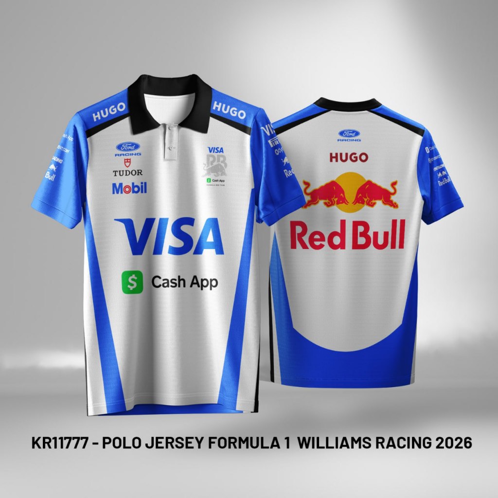 F1 Hugo Automotive Jersey Racing Shirt Polo Collar Variation Unisex Dryfit Fullprint KR11777