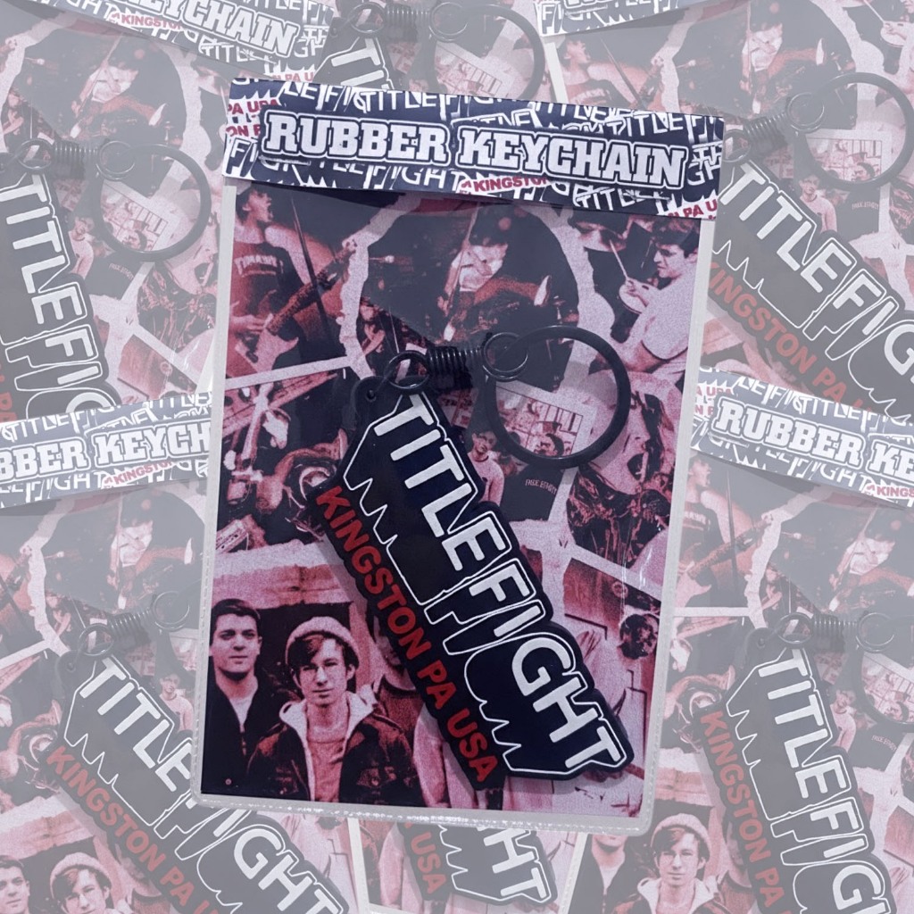 GENTUNGAN TITLE FIGHT - RUBBER KEY CHAIN / TITLE FIGHT RUBBER BAND KEYCHAIN (BOTTLEG)