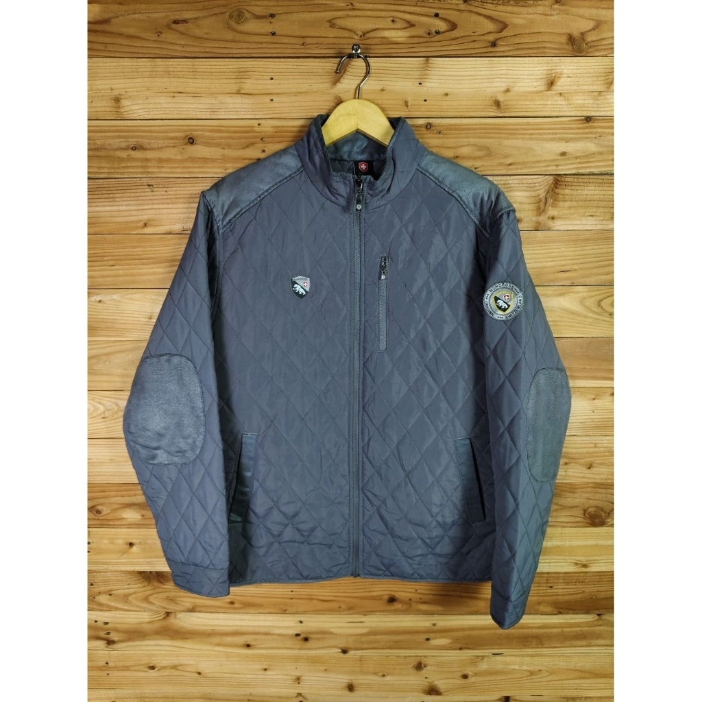 MONCROSS SWITZERLAND QUILTED BUBBLE JACKET SIZE L, LD 112