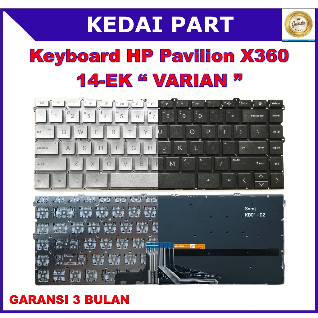HP Pavilion X360 14-ek 14em 14ep 14ek 14-em 14-ep 14-ek1006tu 14-ek0117tu 14-ek0073dx 14-ek0074 เงิน