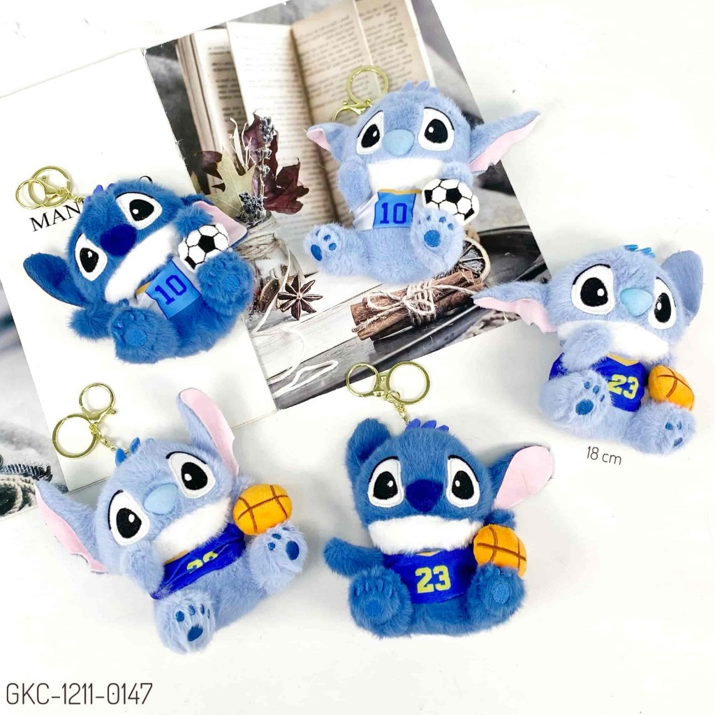 GANTUNGAN Stitch พวงกุญแจตุ๊กตา/พวงกุญแจตุ๊กตาตุ๊กตา Stitch น่ารัก/กระเป๋า Charm Stitch