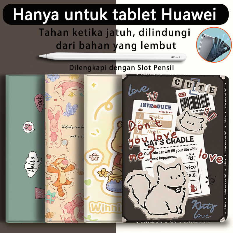 เคสการ์ตูน Huawei MatePad Slot Pen 11.5" 2025/MatePad 12X / MatePad Pro11 "/ MatePad Pro10.8" MatePa