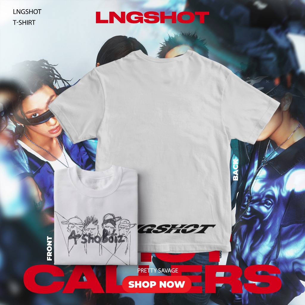 Pretty Savage- Lngshot 4hoboiz เสื้อยืดด้านหน้าและด้านหลัง