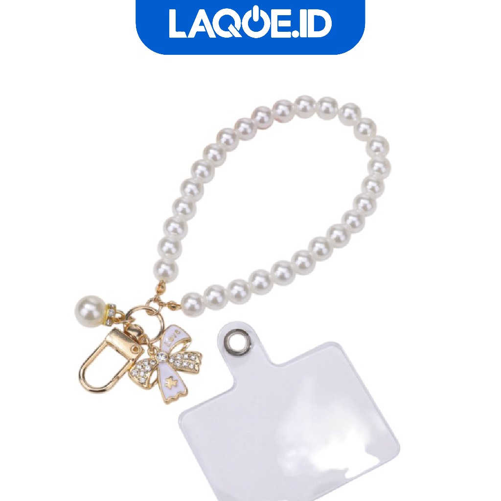 HP GANTUNGAN Pearl String Phone Case Aesthetic Korean Style Pearl Phone Strap AH157