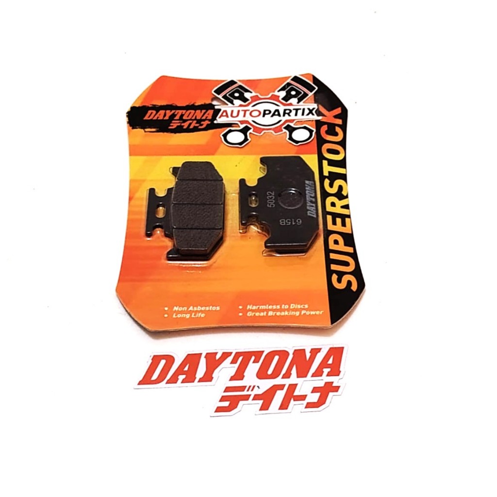 ผ้าเบรคหลัง DAYTONA R15 V3 V4 WR 155 XSR 155 New Vixion R 155 MT 15 Superstock Disc Disc Discpad ผ้า