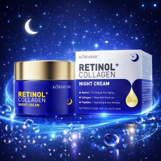 Kormesic Retinol Collagen Night Cream | Krim Malam Anti Aging