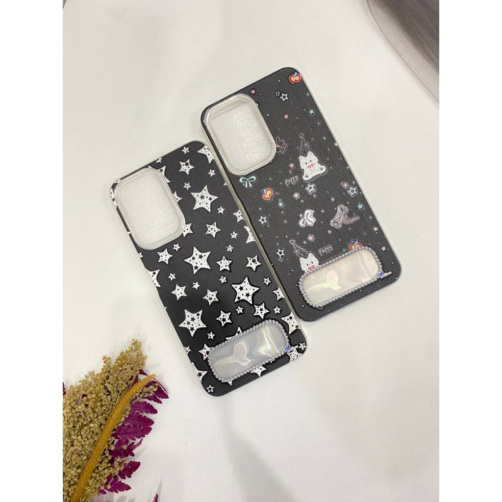 Hardcase ริบบิ้นสีดํา samsung a06/vivoy18/vivoy22/itela70/tecno spark 40pro