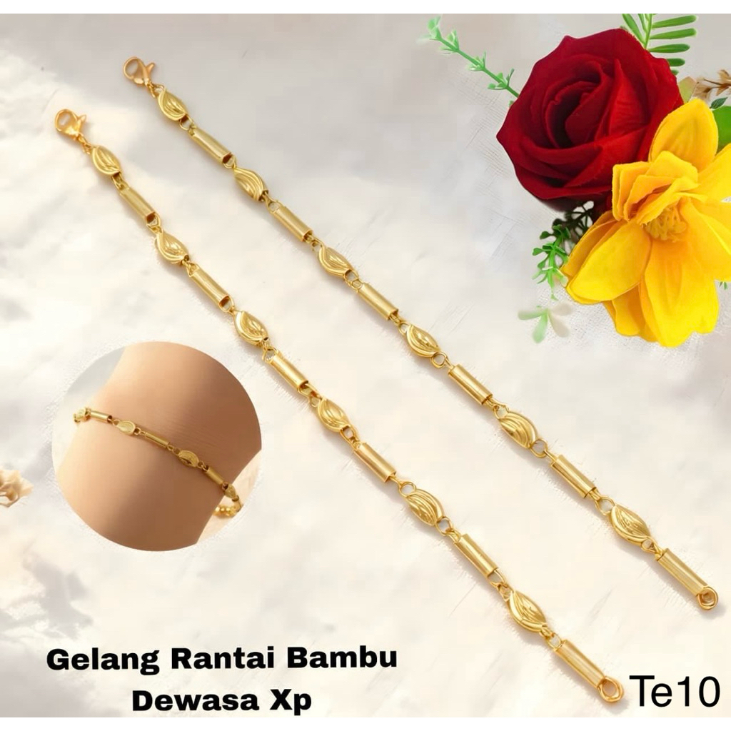 XUPING ผู้ใหญ่ BAMBOO CHAIN BRACELET XUPING / XUPING ADULT MINI PEPPER SEED BRACELET / XUPING CARVED