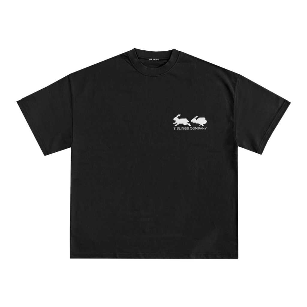 เสื้อยืด Bittwos Black Siblings&Co