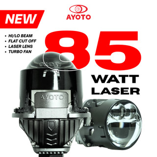 (LIVE) LAMPU LED AYOTO NEW UKURAN 2,5 INCH FLAT CUT OFF 55W, 60W, 65W, 75W, 85W LASER HI/LO BILED BL26 PROJIE SUPER TERANG
