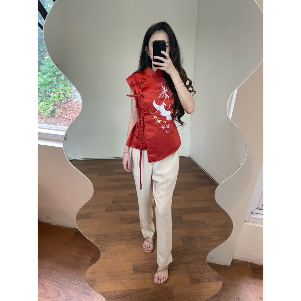 Lunar Qipao Top @185rb