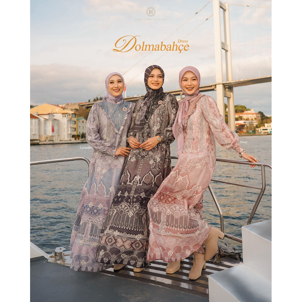 Dolmabahce Midi & Dress by Nadheera Luxury Dolbahce Dress Nadheera Luxury Dress Türkiye Series by Na