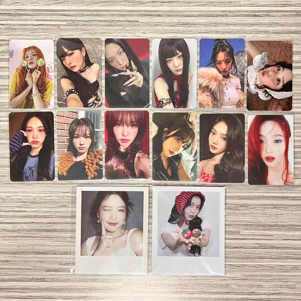 PC / Photocard อย่างเป็นทางการ RED VELVET Irene Seulgi Wendy Joy Yeri