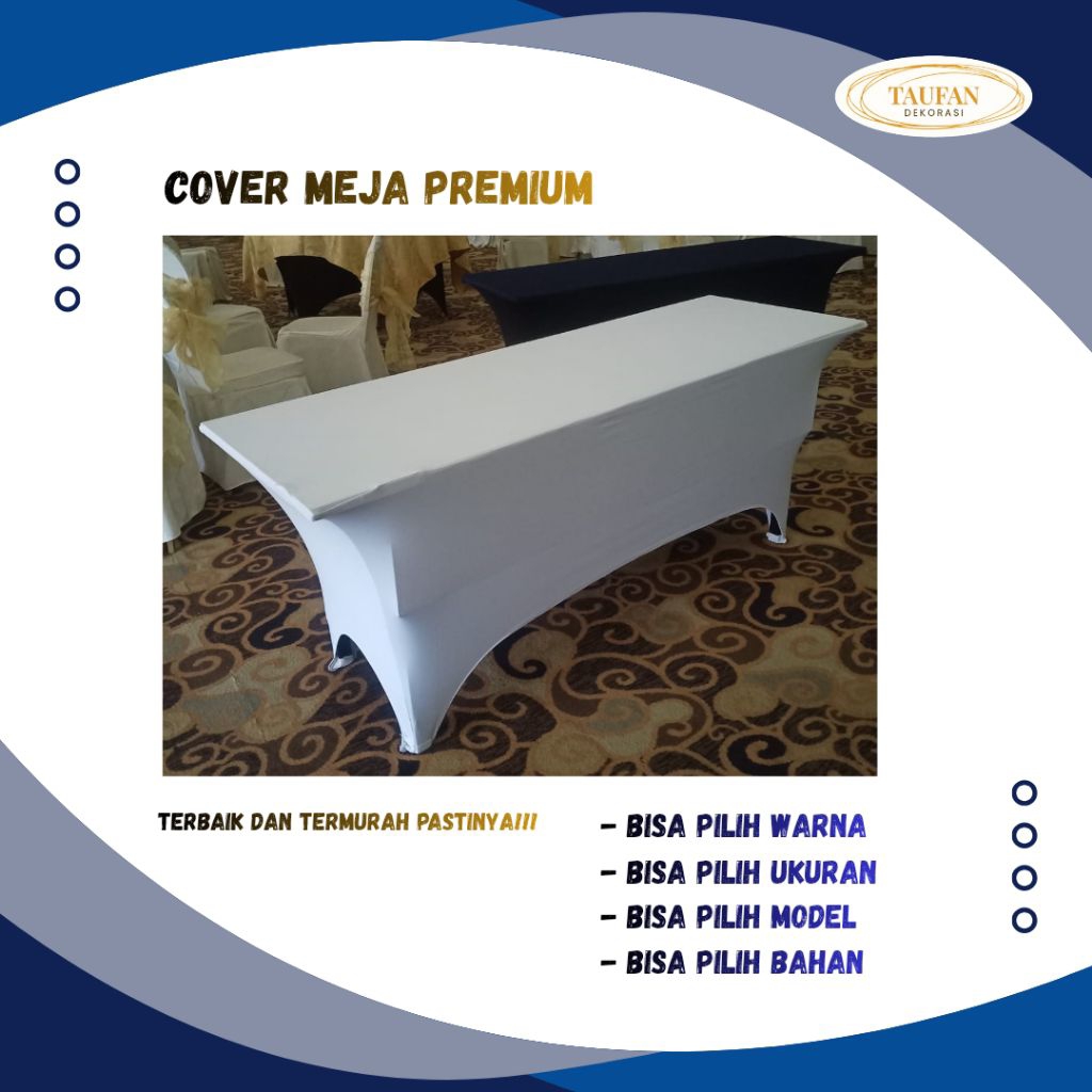 พรีเมี่ยม Pressed body Table Cover/IBM Table Cover SCUBA วัสดุ 122 X 61 X 74CM