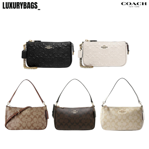 36674 F67567 zora กระเป๋าสะพายข้างผู้หญิงทรงหูหิ้วด้านบนในซิกเนเจอร์