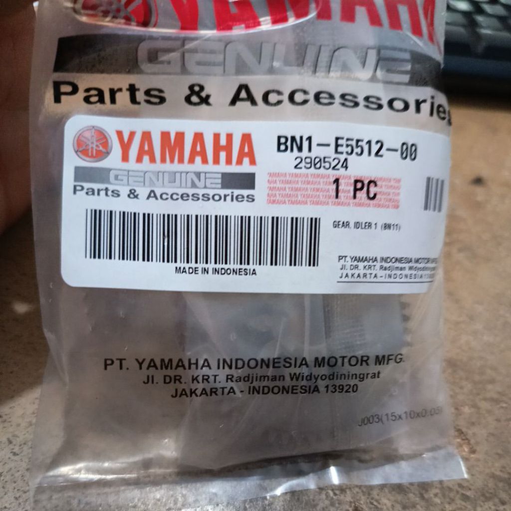 YAMAHA FINO 125 MIO M3 DOUBLE STARTER IDLE GEAR (BN1-E5512-00)