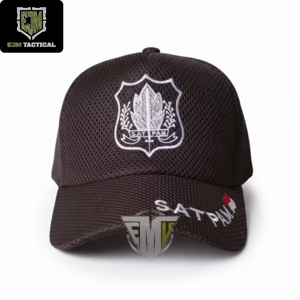 KNITTED MESH LOGO SECURITY HAT