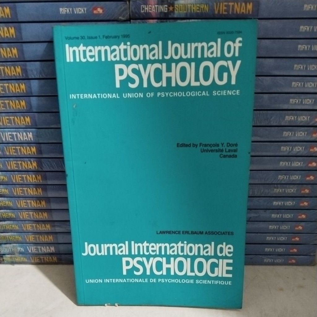 หนังสือต้นฉบับ - INTERNATIONAL JOURNAL OF PSYCHOLOGY BOOK