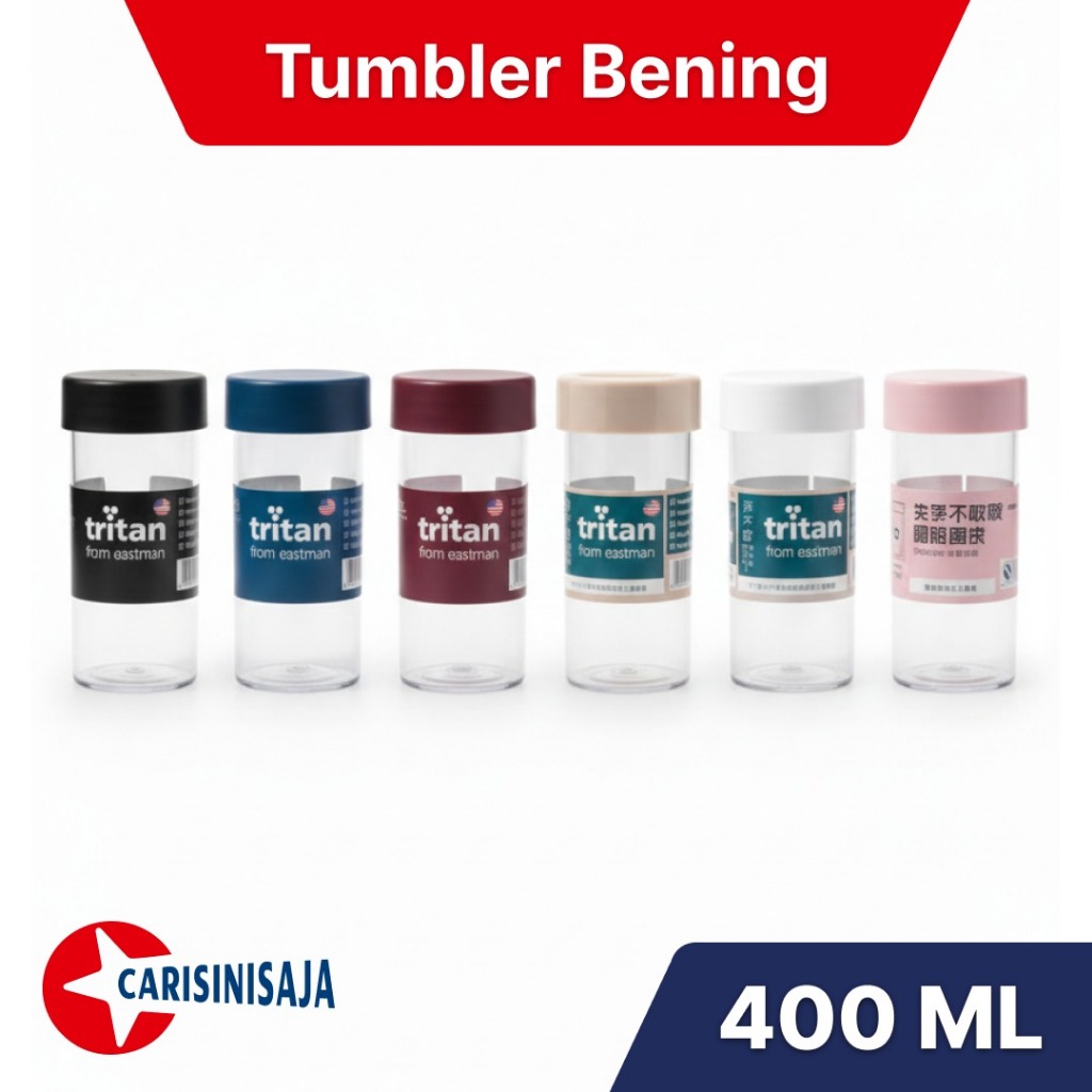 TRITAN TUMBLER สีใส 400ML