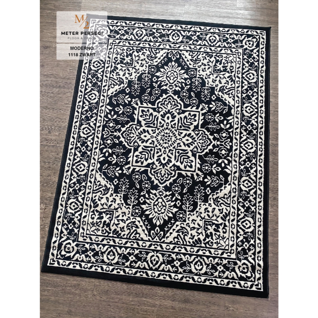 พรม Moderno 115 x 155 ซม. 1118 Zwart