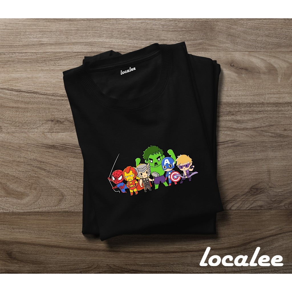 DISTRO T-SHIRTS / AVENGER FULLTEAM / MENS TOPS / เสื้อยืด MARVEL / BABY AVENGER TEAM