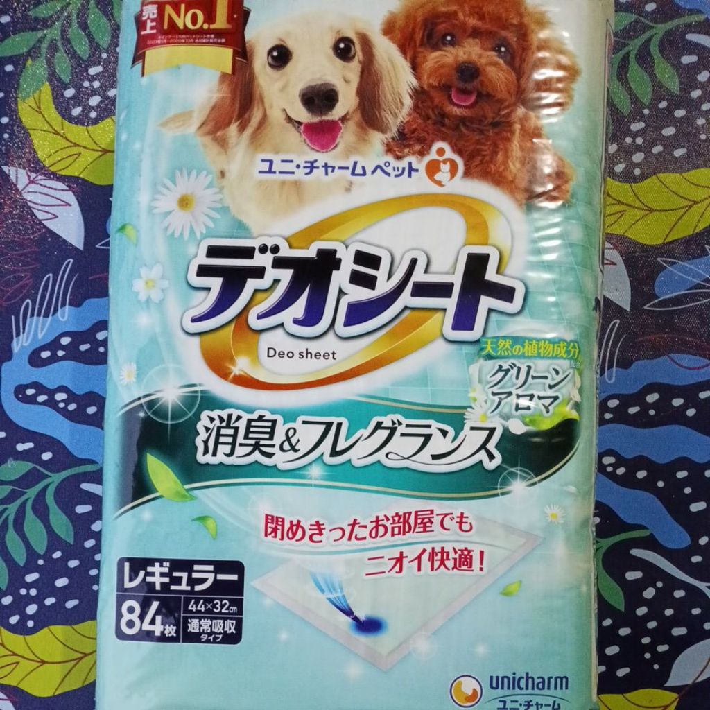 Unicharm Deo Sheet ขนาดปกติ 84 Green Aroma
