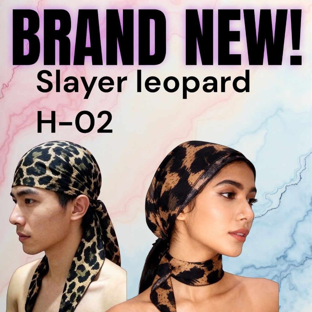 LEOPARD SLAYER/LOEPARD NECK SCRAF/LOPARD BANDANA/HAND BROOM/HEADBAND/JUMPSUIT OUTFIT/ หน้ากากปาก/อุป