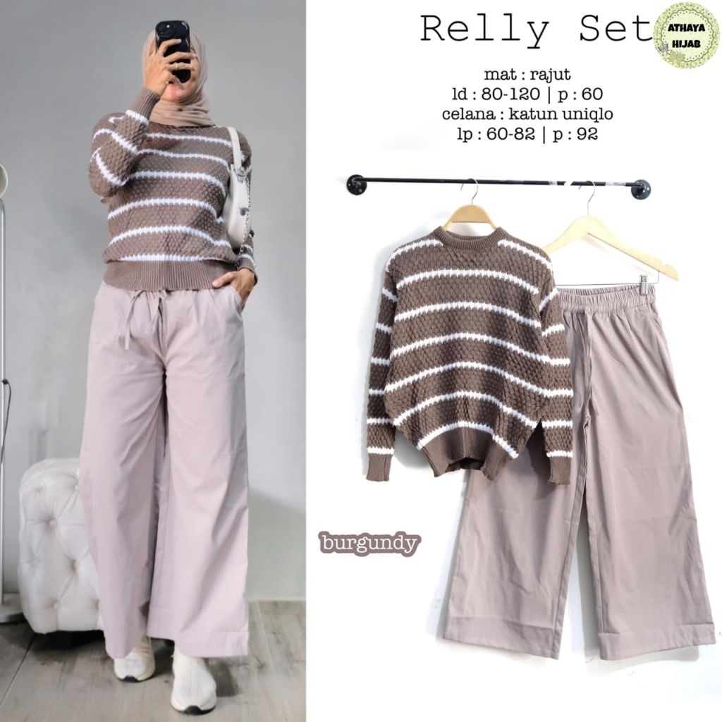 ชุด Culottes ถัก Relly (อธยา)