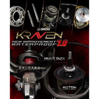REEL PANCING DAIDO KRAVEN HS SW 8 BEARING POWER HANDLE