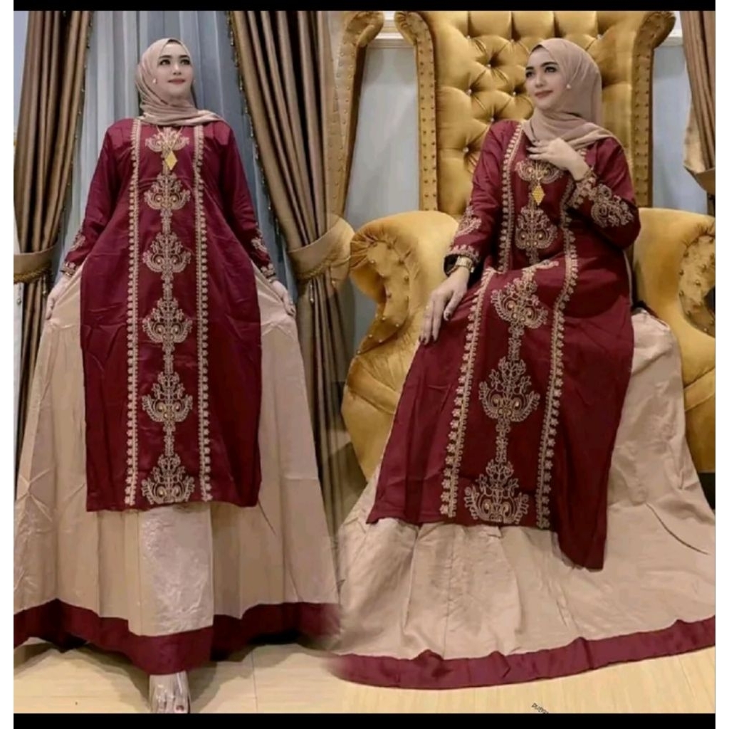 Gamis hindai ปัก anarchee rahul