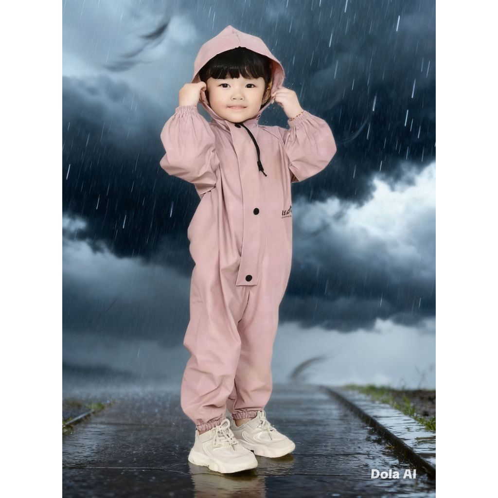 CHILDRENS JUMPSUIT RAINCOAT (S = 1-3 ปี) (M= 4-6 ปี) (L = 7-9 ปี)