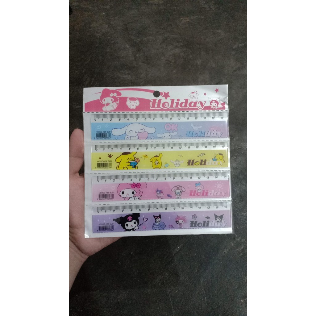 *DP* 1 ชิ้น 15 ซม. CHARACTER RULER / CHILDRENS RULER / CUTE RULER ใหม่ MIN