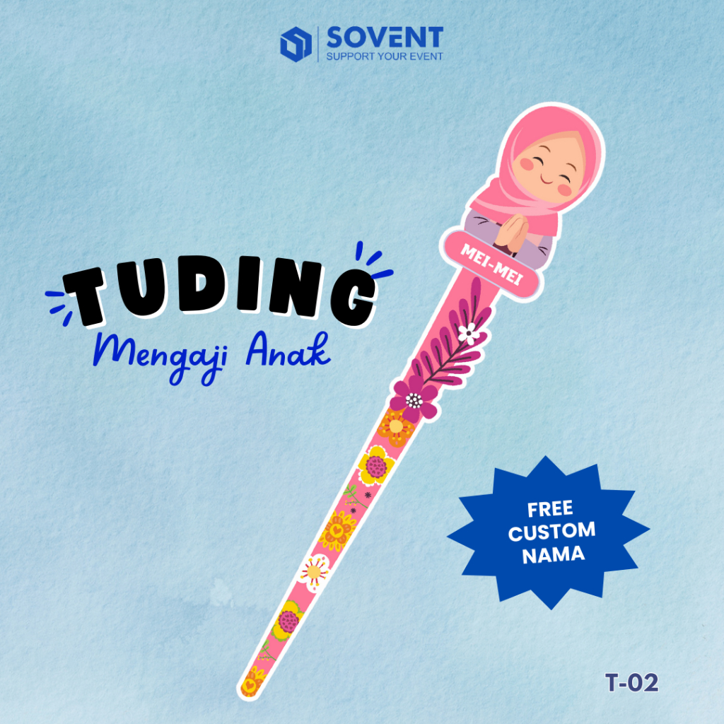 TUDING NGAJI CHILDREN CODE T02 - CUSTOM NAME
