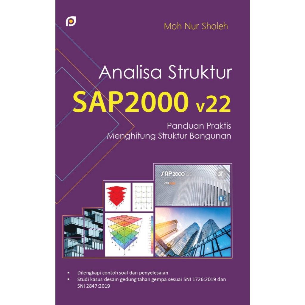 หนังสือวิศวกรรมโยธา Revision 2023 SAP2000 v22 SNI แผ่นดินไหวคอนกรีต