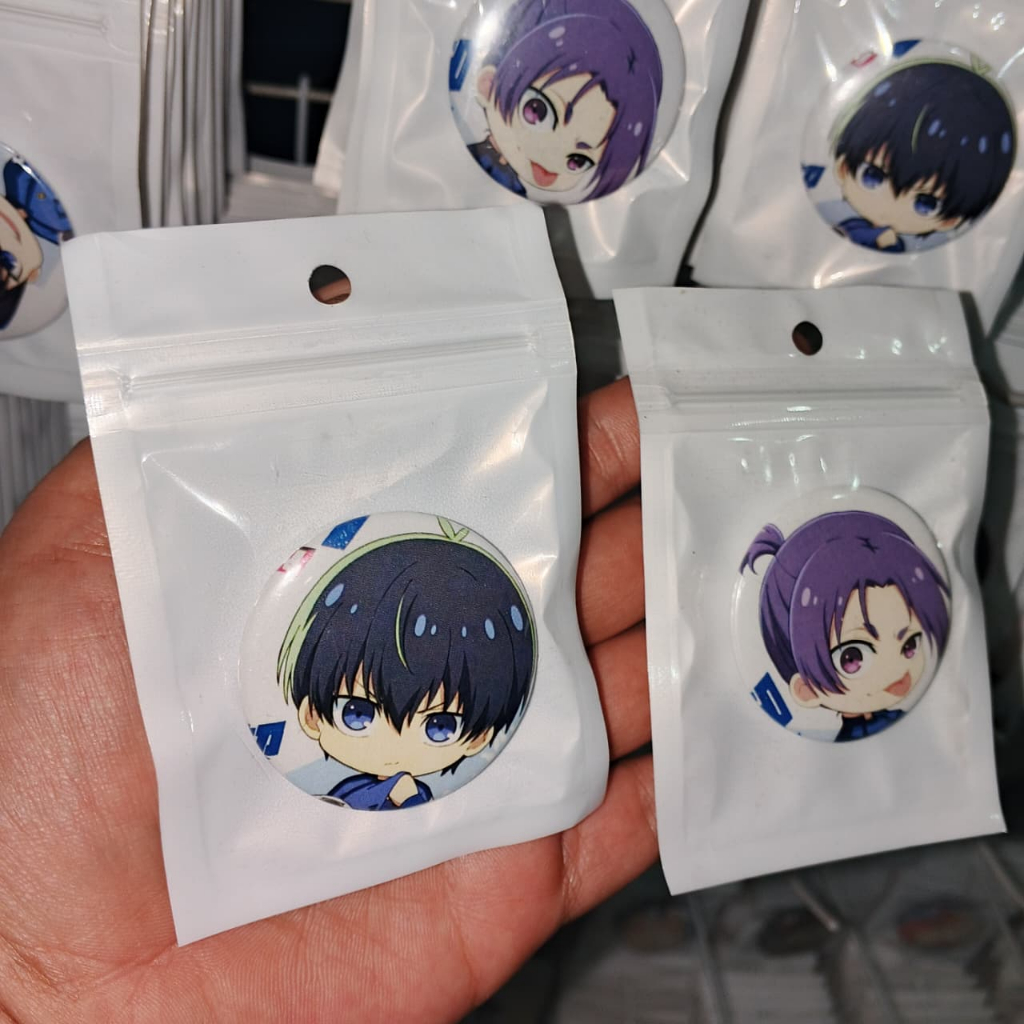 BLUE LOCK PIN, BLUE LOCK BROOCH