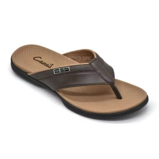 Sandal Rumah Pria Japit canvil Simple Luar Ruangan Anti Slip Trendy