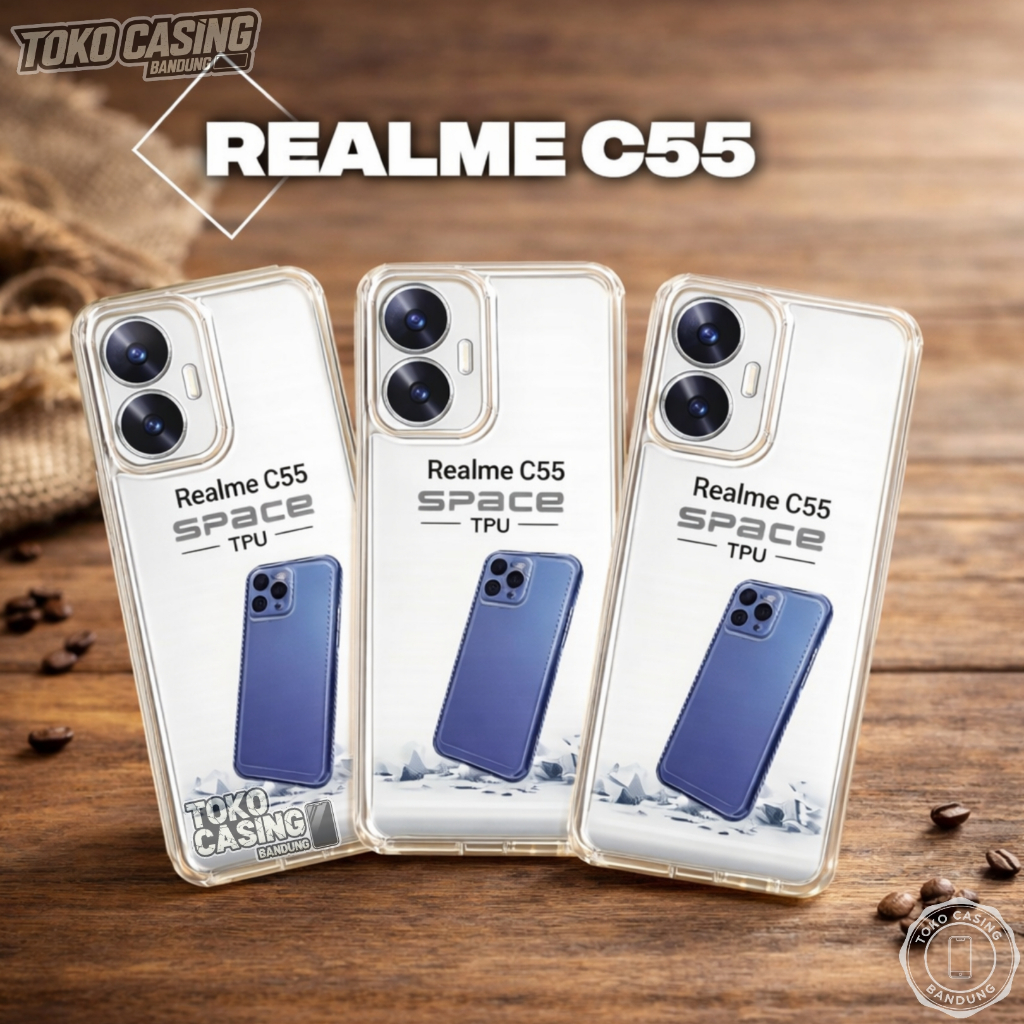 Realme C55 Clear Case (RMX3710) เคสธรรมดา