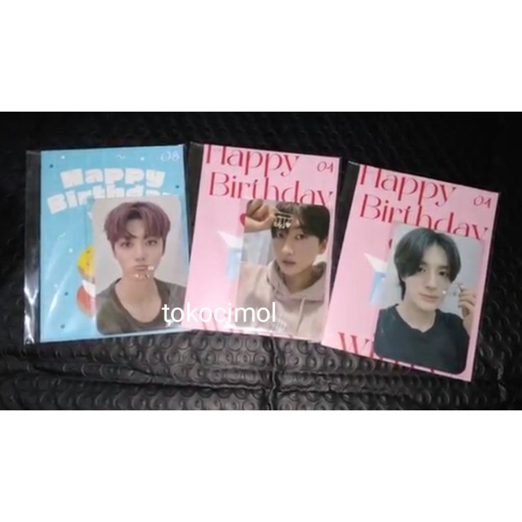 SM การ์ดวันเกิดศิลปิน Eunhyuk Jaemin Jeno