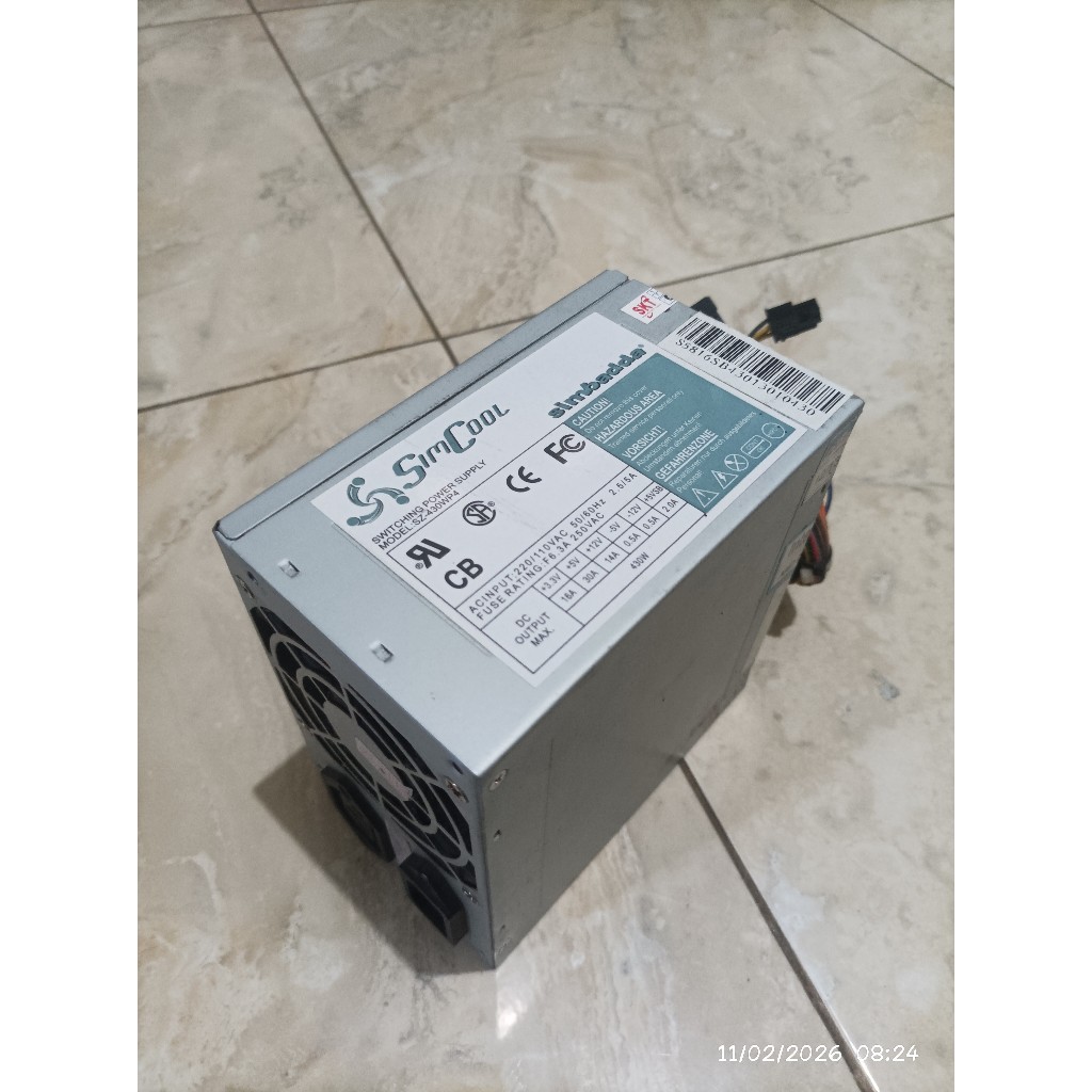 Simbadda Simcool 430W PC คอมพิวเตอร์ PSU พร้อมพิน vga