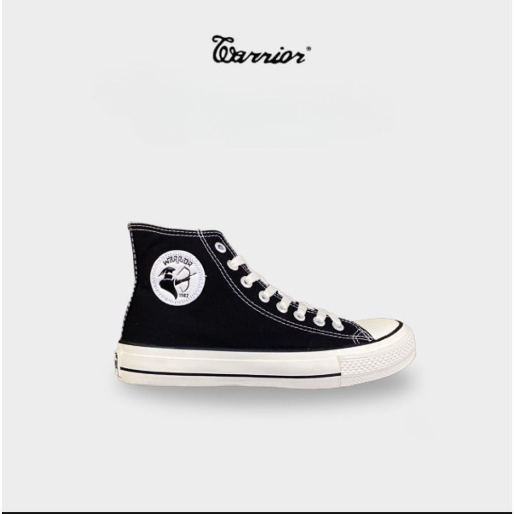 100% Original Warrior Athena High Cut Shoes / รองเท้านักเรียนสีดําและสีขาว