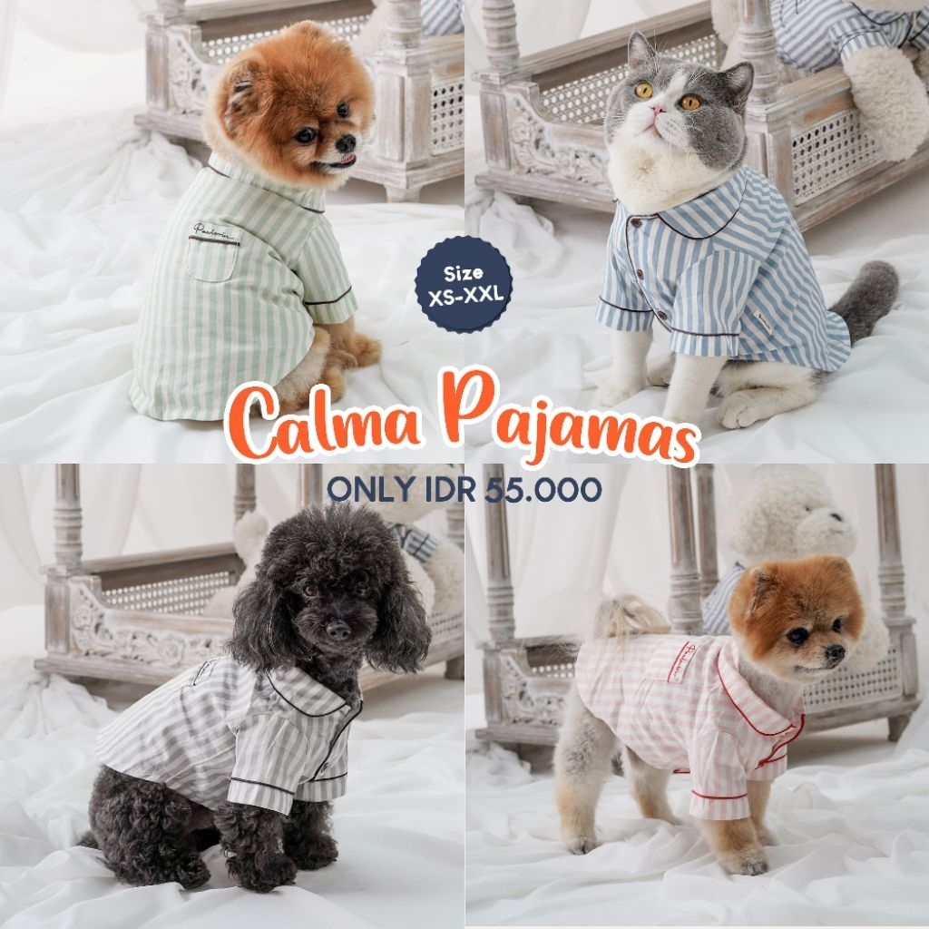 Pawlovin - Calma Pyjamas เสื้อผ้าสุนัขและแมว