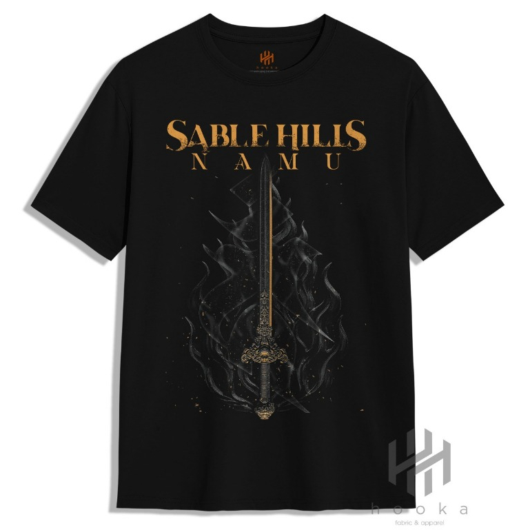 Sable Hills HOOKA Distro Premium เสื้อยืด Metalcore Sable HIlls Namu Band เสื้อยืด