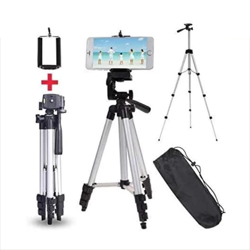 ขาตั้งกล้อง 3110 ความสูง 102 ซม. สําหรับโทรศัพท์มือถือและกล้อง Bonus Universal U Holder Photo Holder