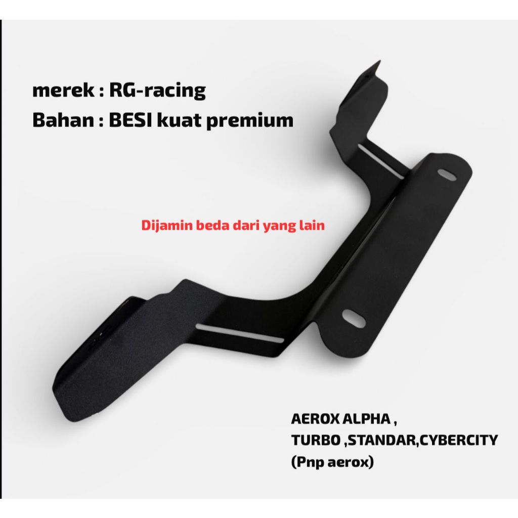 ฝาครอบป้องกันไฟเลี้ยวด้านหลัง Aerox Alpha Turbo 2025 Aerox Cybercity Aerox Standard 2025 วัสดุเหล็ก 