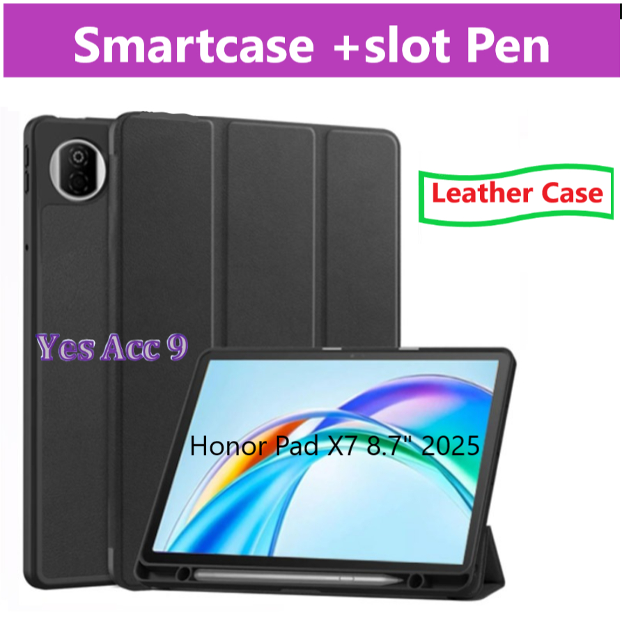 เคส HONOR PAD X7 / เคส HONOR PAD X7 | 8.7 2025 Flip Smart Case Leather Cover